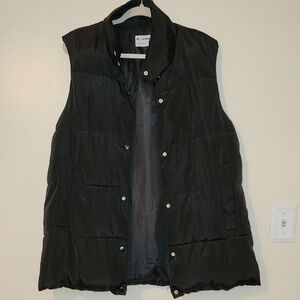 Ci Sono Black Quilted Vest